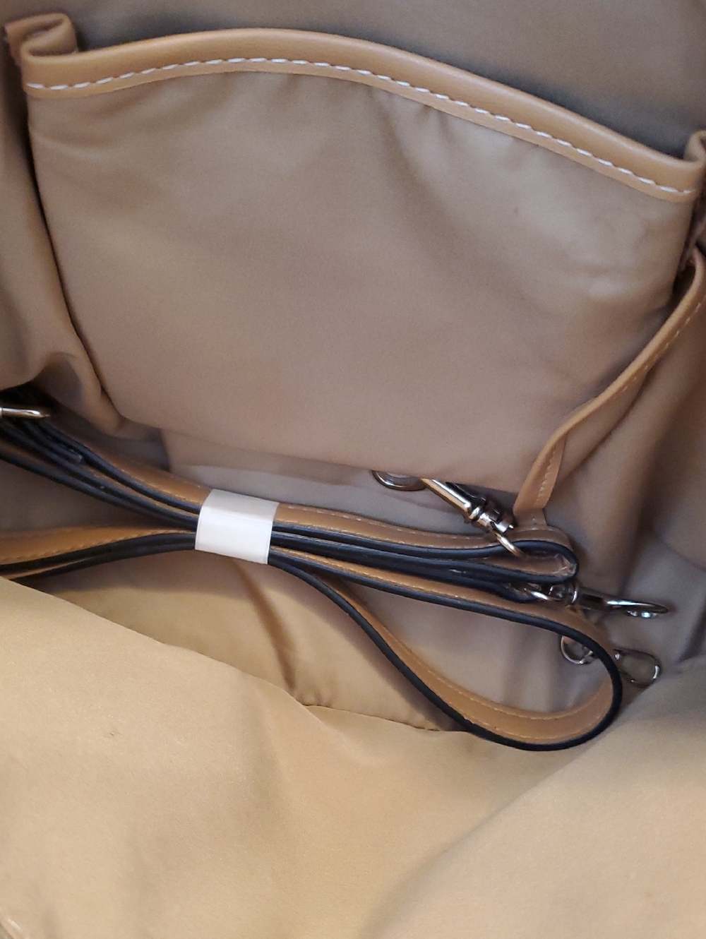 👩🚒Giani Bernini Teal and Tan Braided-Handle Satchel - Picture 9 of 10
